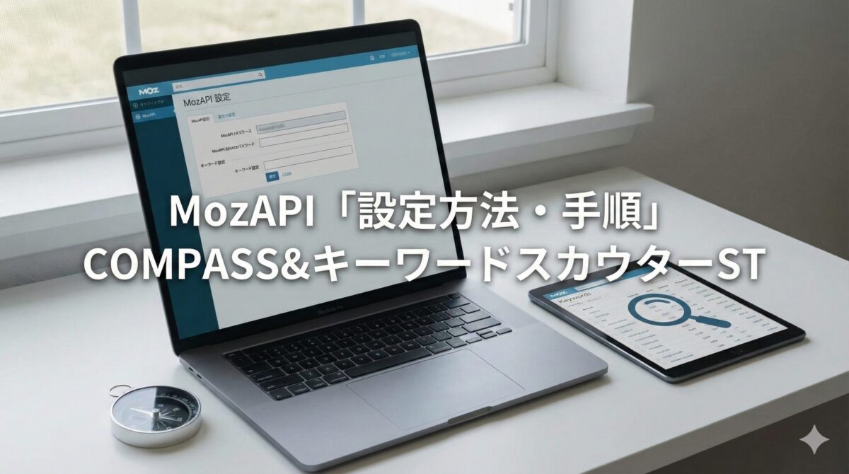 MozAPI「設定方法・手順」