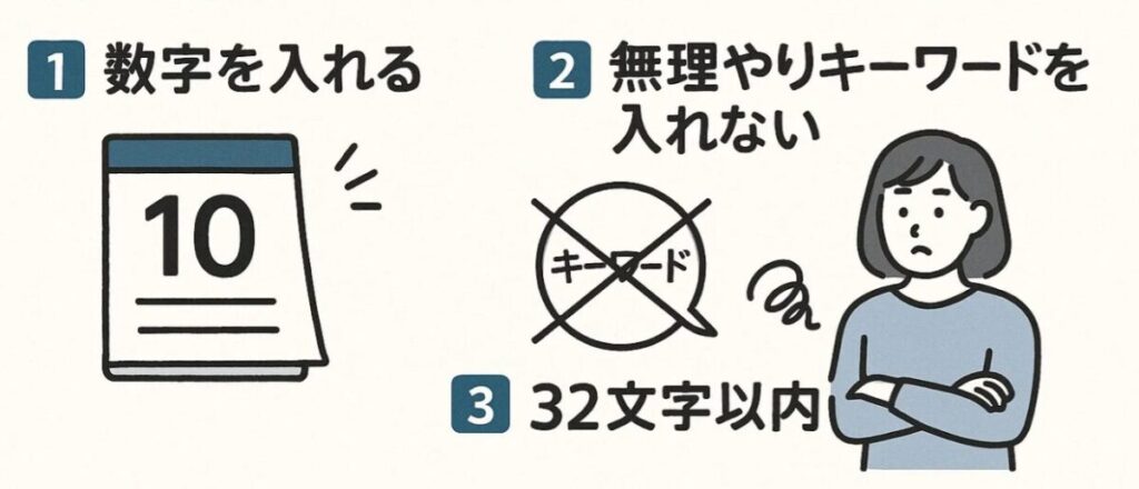 SEOに強い記事タイトル